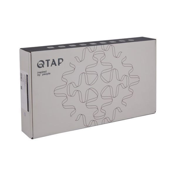 Змішувач для раковини Qtap Vlasta New високий QTVLA269GMB45653 Gunmetal Black PVD 2356227909 фото