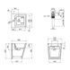 Раковина подвесная моноблок Qtap Tern 370х410х400 White с донным клапаном QT1711G808W SD00046568 фото 13