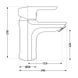 Смеситель для раковины Brinex 35B 001 SD00036351 фото 11
