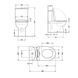 Унітаз підлоговий Qtap Virgo Ultra Quiet безобідковий з сидінням Soft-close WHITE QT18226092AW 2356227910 фото 2