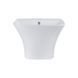 Раковина подвесная моноблок Qtap Crow 500х400х385 White с донным клапаном QT0511G815W SD00046570 фото 12