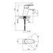 Смеситель для раковины Lidz (CRM) 19 46 001F SD00041220 фото 2