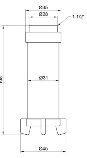 Фільтруючий картридж Icma для фільтрів 1"х1" 1/4 №752 SD00010283 фото