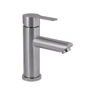 Змішувач для раковини Brinex Pure 001F низький Nickel BRIPUR001FNKL 2494360957 фото