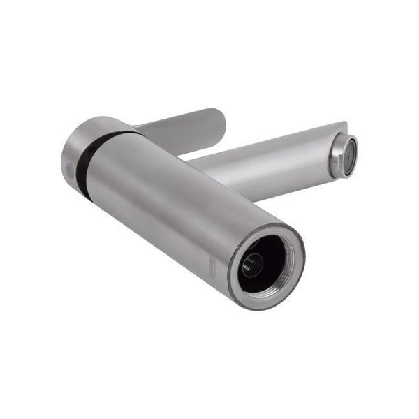 Змішувач для раковини Brinex Pure 001F низький Nickel BRIPUR001FNKL 2494360957 фото