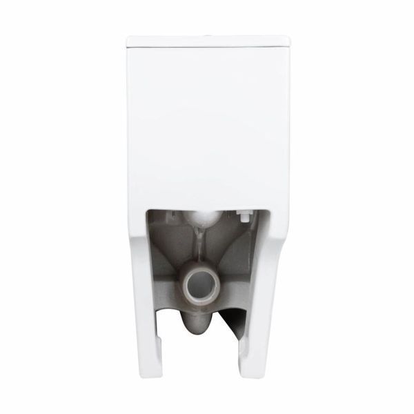 Унітаз-моноблок підлоговий Qtap Kolibri Ultra Quiet безобідковий з сидінням Soft-close WHITE QT10226380W 2356227911 фото