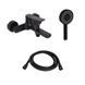 Комплект Qtap Slavonice Black Matt: Змішувач QTSLA259BLM45918 + Тримач QT829910842854OB + Шланг 2562160795 фото 1