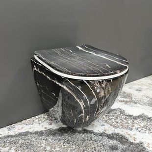 Подвесной унитаз VBI VULCANO BLACK ONYX 2523730955 фото