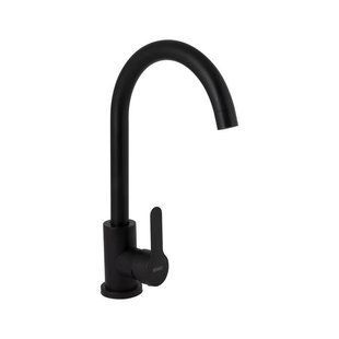 Змішувач для кухні Brinex Pure 015F U-образний Black Matt BRIPUR015FBLM 2494360962 фото