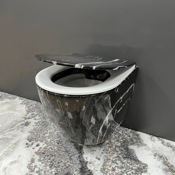 Подвесной унитаз VBI VULCANO BLACK ONYX 2523730955 фото