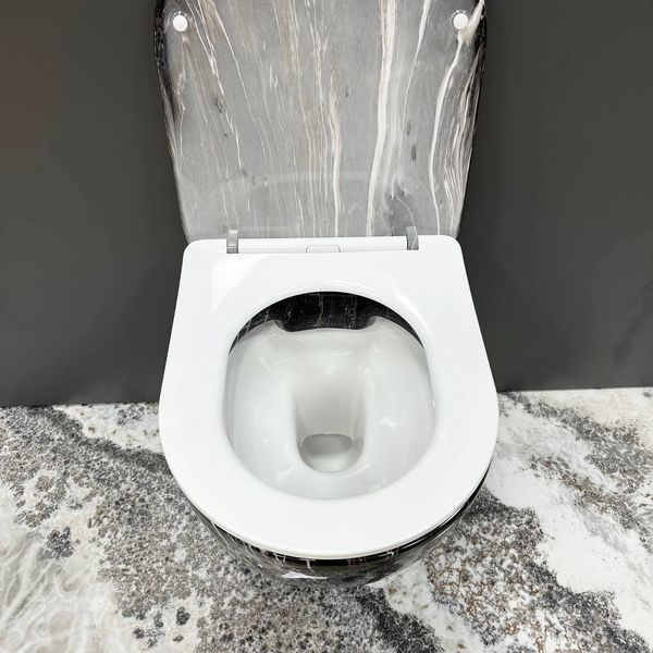 Подвесной унитаз VBI VULCANO BLACK ONYX 2523730955 фото