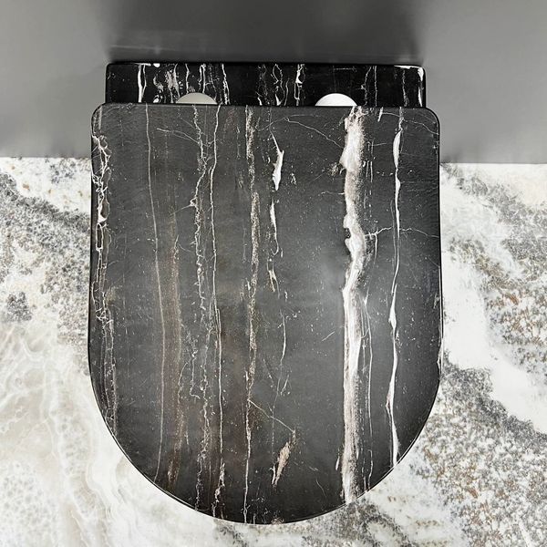 Подвесной унитаз VBI VULCANO BLACK ONYX 2523730955 фото