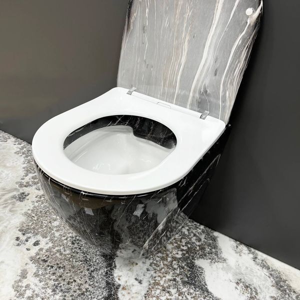 Подвесной унитаз VBI VULCANO BLACK ONYX 2523730955 фото