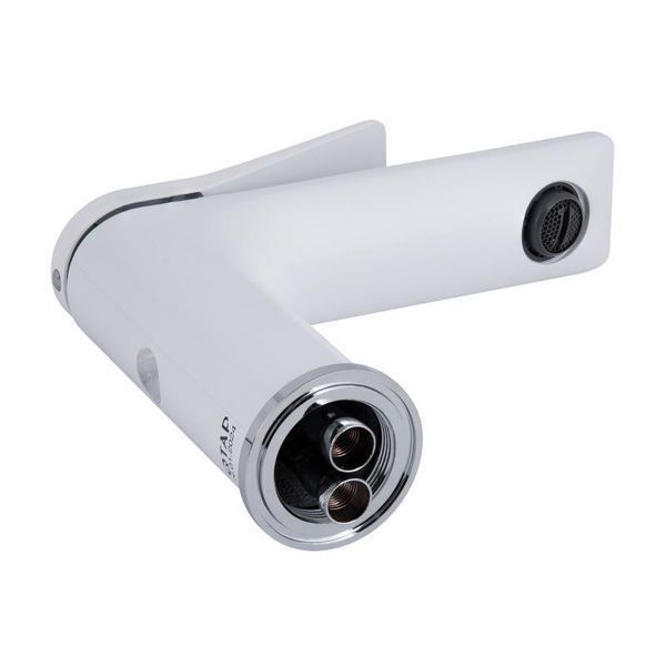 Змішувач для раковини Qtap Presto QTPRE270CRW45576 Chrome/White 2366734829 фото