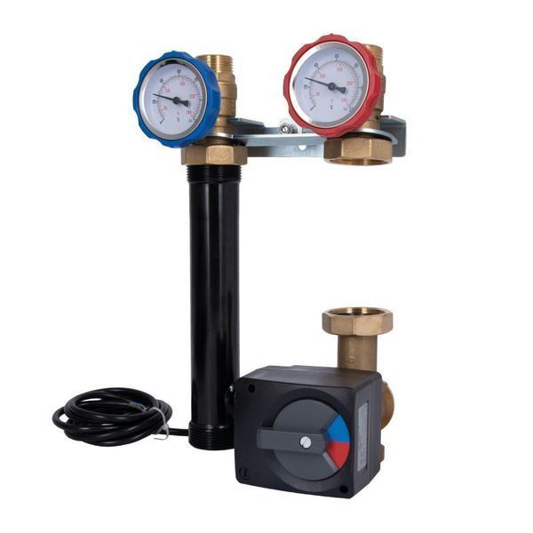 Насосна група Icma №R001 1 1/2"x1" підключення праворуч, без насоса 93R001AFD53SC 2675143380 фото