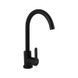 Змішувач для кухні Brinex Pure 015F U-образний Black Matt BRIPUR015FBLM 2494360962 фото 1