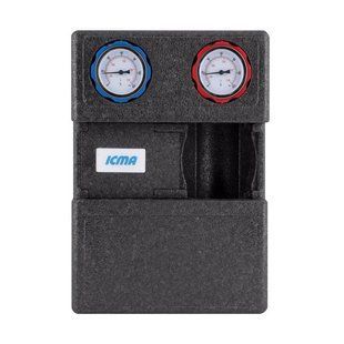 Насосна група Icma №R003 1 1/2"х1 підключення праворуч, без насоса 93R003AFD05SC 2675143381 фото