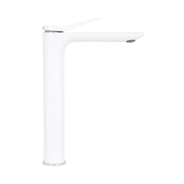 Смеситель для раковины Qtap Presto высокий QTPRE269CRW45577 Chrome/White 2366734830 фото