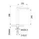 Змішувач для раковини Qtap Presto високий QTPRE269CRW45577 Chrome/White 2366734830 фото 2