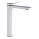 Змішувач для раковини Qtap Presto високий QTPRE269CRW45577 Chrome/White 2366734830 фото 1