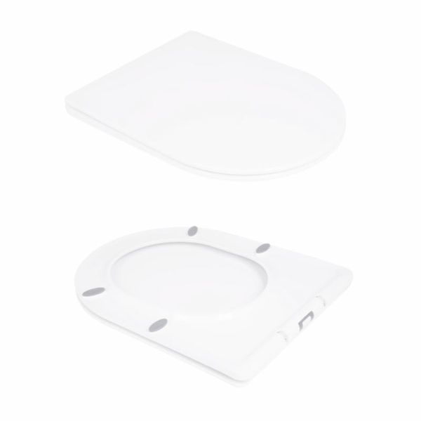 Унитаз-компакт Qtap Stork безободковый с сиденьем Soft-close QT15222178W SD00036225 фото