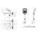 Змішувач для ванни Qtap Vlasta New (з душовим гарнітуром) QTVLA259GMB45643 Gunmetal Black PVD 2303865958 фото 6