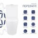 Унитаз-компакт Qtap Stork безободковый с сиденьем Soft-close QT15222178W SD00036225 фото 10