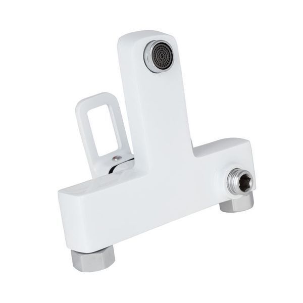 Змішувач для ванни Lidz Wawel 006 (з душовим гарнітуром) (k35) LDWAW006WHI45398 White SD00051522 фото