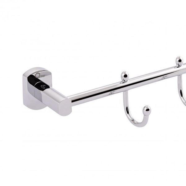 Полотенцедержатель Qtap Liberty 4 крючка 450 мм QTLIBCRM11544 Chrome 1639632549 фото
