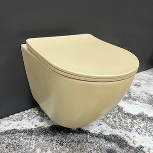 Подвесной унитаз VBI VULCANO BEIGE MATT 2523730958 фото