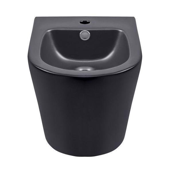 Биде подвесное Qtap Scorpio 515x360x345 Matt black QT1455053FMB SD00042531 фото
