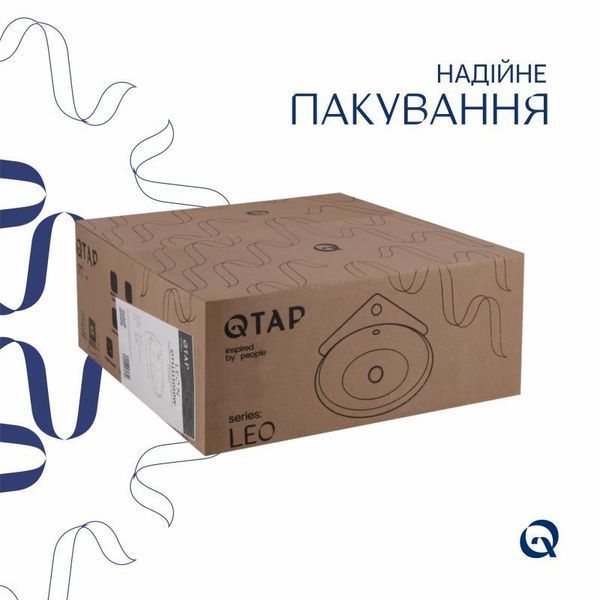 Раковина Qtap Leo 390x365x130 White QT11115010WN 2369425251 фото