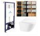Комплект 5в1: Инсталляция Koller pool +Безободковый Подвесной унитаз Venta Focus Торнадо+ Клавиша CHROME MATT 2326275184 фото 1