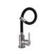 Змішувач для кухні Brinex Pure 015F3 з гнучким виливом Nickel/Black BRIPUR015F3NKB 2494360968 фото 3