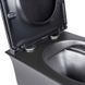Унітаз підвісний Qtap Virgo безобідковий з сидінням Soft-close QT1833051ERMB SD00046278 фото 4