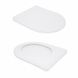 Унитаз подвесной Qtap Swan безободковый с седалием Soft-close QT16335180W 2576933204 фото 7