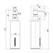 Дозатор для жидкого мыла Qtap Liberty BLM 1152-2 SD00040038 фото 5