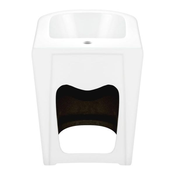 Биде напольное Qtap Scorpio 530x360x395 White QT14441003CW SD00042532 фото