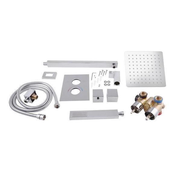 Термостатическая душевая система скрытого монтажа Qtap Aqauarius 65T103NGC SD00047511 фото