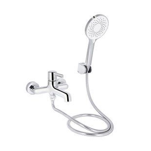 Змішувач для ванни Qtap Cardinal (з душовим гарнітуром) QTCAR259CRM45656 Chrome 2302329916 фото