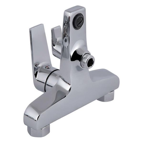 Змішувач для ванни Qtap Stenava New (з душовим гарнітуром) QTSTE259CRM45537 Chrome 2356227917 фото