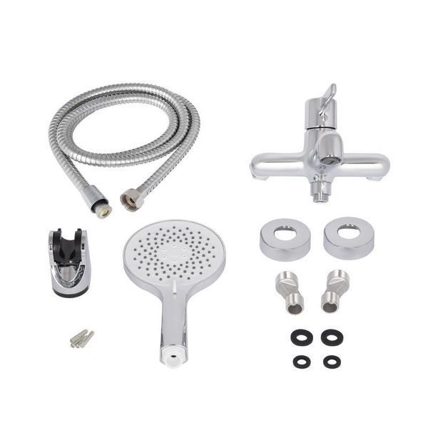Змішувач для ванни Qtap Cardinal (з душовим гарнітуром) QTCAR259CRM45656 Chrome 2302329916 фото