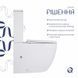Унітаз підлоговий Qtap Robin New Ultra Quiet безобідковий з сидінням Soft-close WHITE QT13226083AW 2333113913 фото 4
