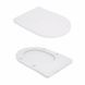 Унітаз підлоговий Qtap Robin New Ultra Quiet безобідковий з сидінням Soft-close WHITE QT13226083AW 2333113913 фото 8
