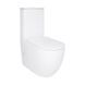 Унітаз підлоговий Qtap Robin New Ultra Quiet безобідковий з сидінням Soft-close WHITE QT13226083AW 2333113913 фото 1