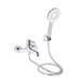 Змішувач для ванни Qtap Cardinal (з душовим гарнітуром) QTCAR259CRM45656 Chrome 2302329916 фото 1