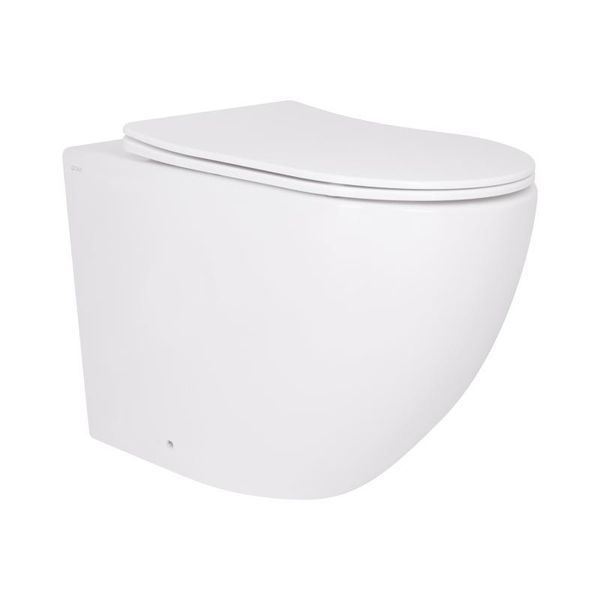 Унітаз підвісний Qtap Robin Ultra Quiet безобідковий з сідінням Soft-close 520x365x365 мм WHITE 2385684198 фото