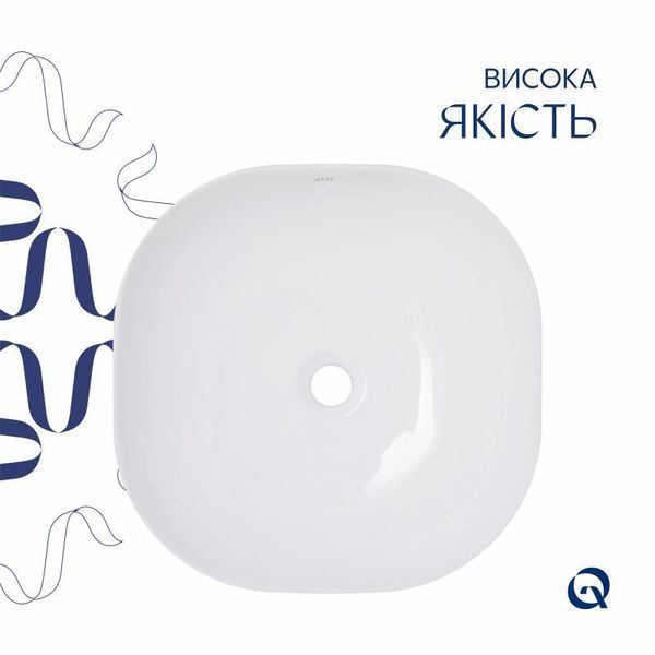 Раковина-чаша Qtap Kolibri 400х400х140 мм White QT10116303W 2581103378 фото