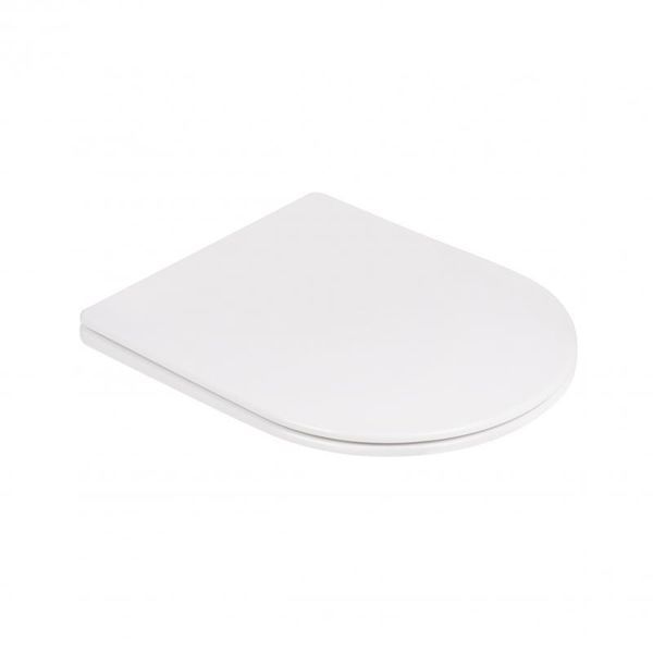 Унітаз підлоговий Qtap Swan безобідковий з сідінням Soft-close QT16223178W SD00045432 фото