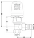 Кран радіаторний термостатичний Icma 3/4"ВН кутовий №764+940 82764AE06940 SD00054417 фото 2